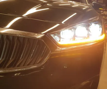 올 뉴 K7 HID 헤드램프를 LED 헤드램프로 교체 작업 / 대구 동구, 북구, 남구, 수성구, 경산