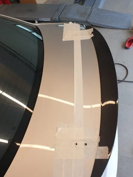 BMW 1시리즈 리어 윙 스포일러 장착 / 대구 동구 불로동