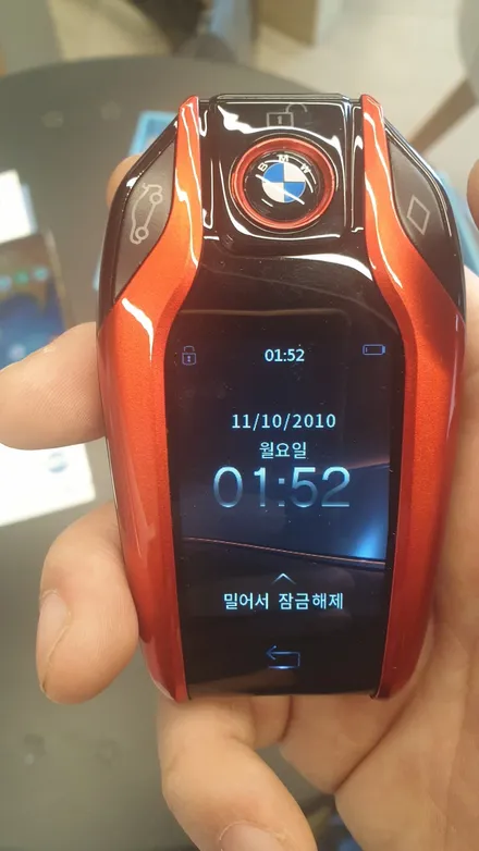 BMW X6 순정 스마트키를 BMW 스타일 디스플레이키로 개조 / 대구 동구, 북구, 남구, 수성구, 경산