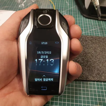 더 뉴 그랜저 IG 순정 스마트키를 BMW 스타일 디스플레이키로 교체 / 대구 동구, 북구, 남구, 수성구, 경산