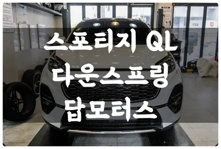 스포티지 더볼드 QL 스톰 다운 스프링 튜닝하고 주행 안정성 향상!! 코너링 향상!! 탄탄한 주행 승차감으로 개선!! / 수원 호매실동