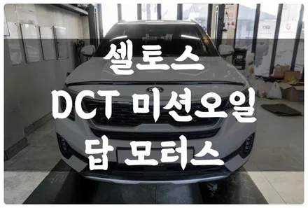 셀토스 DCT 미션오일 교환하고 미션 변속 충격 떨림 개선!! / 수원 권선구, 화성, 광교, 동탄, 용인