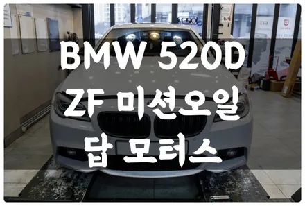 BMW F10 520D 미션오일 교환 ZF 8단 미션오일의 역할과 중요성!! 수원 답 모터스!! / 수원 권선구, 화성, 광교, 동탄, 용인