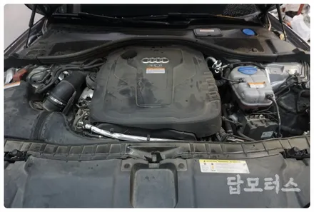 아우디 A6 35TDI 프로그레스 합성 엔진오일 교환! 잔유 제거! 수원 호매실동 금곡동 합성유 전문점! / 수원 권선구, 화성, 광교, 동탄, 용인