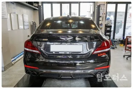 G70 준비엘 퍼포먼스 가변 배기에 듀얼 카본팁으로 화려하게 변신!! 배기 튜닝의 장점!! / 수원 권선구, 화성, 광교, 동탄, 용인