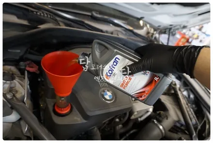 BMW F10 528I 코프란 씬투럭스 포스 V 합성유 고성능 엔진오일로 교환하고 엔진에 활력을!! 답 모터스 수원 / 수원 호매실동