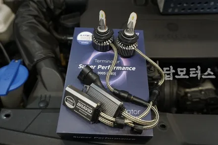 JA 올 뉴 모닝 어반 합법 LED 전조등 튜닝!! 바이펑션 브라비오 터미네이터 LED 헤드램프 튜닝하고 밝게 시인성 향상!! 야간 운전이 편해집니다! / 수원 호매실동