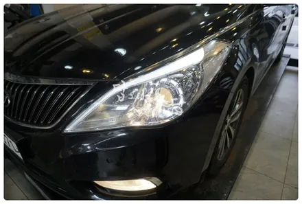 수원 그랜저 HG 합법 자가인증 LED 전조등 더플래쉬 튜닝하고 야간운전 시인성 향상!! 튜닝인증부품!! / 수원 호매실동