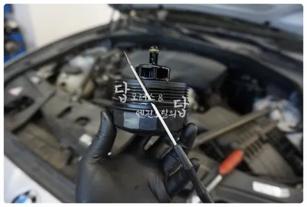 BMW F10 528I 코프란 씬투럭스 포스 V 합성유 고성능 엔진오일로 교환하고 엔진에 활력을!! 답 모터스 수원 / 수원 호매실동