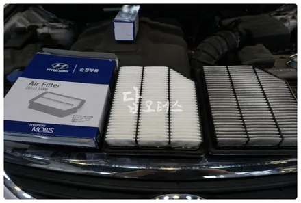 베라크루즈 엔진오일 코프란 DI 고성능 합성유 교환!! 수원 호매실동 금곡동 답 모터스 / 수원 호매실동
