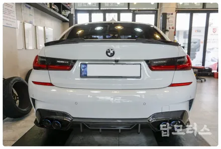 BMW G20 320I 가변 배기 듀얼 싱글 머플러팁에서 듀얼 트윈 머플러팁 튜닝!! Feat. M 퍼포먼스 디퓨저!! 수원 배기 튜닝 답 모터스 / 수원 권선구, 화성, 광교, 동탄, 용인