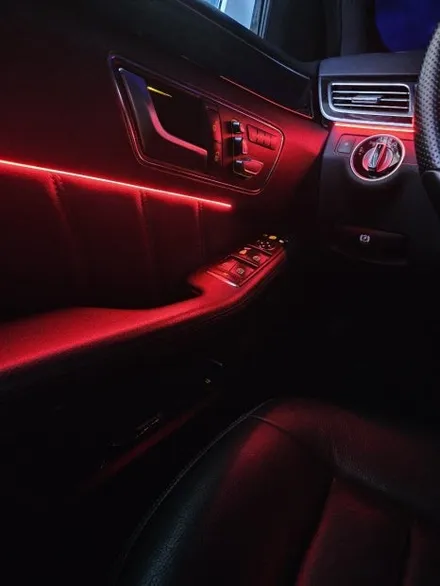 🔶덱스크루 전북혁신점🔶벤츠 W212 E250 256컬러 RGB 비노출엠비언트 시공 (전북튜닝,전북혁신튜닝,완주튜닝,전주튜닝 전문점)
