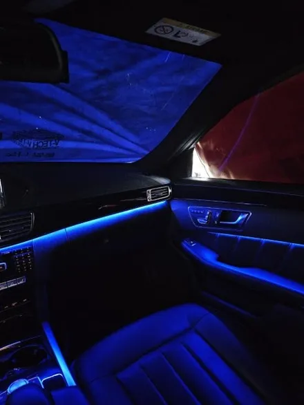 🔶덱스크루 전북혁신점🔶벤츠 W212 E250 256컬러 RGB 비노출엠비언트 시공 (전북튜닝,전북혁신튜닝,완주튜닝,전주튜닝 전문점)