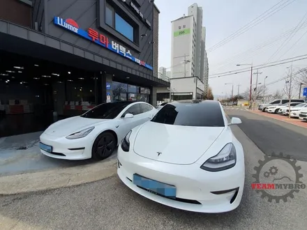 춘천썬팅 테슬라 모델3 공동 패키지 5호차 작업 완료