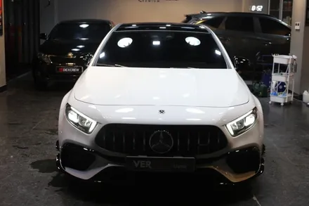 춘천썬팅 벤츠 A45 AMG 정성스러운 신차 패키지 루마 버텍스 작업