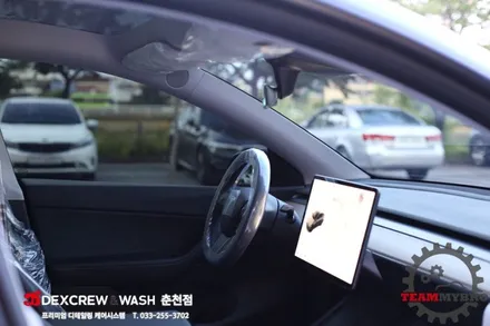 춘천썬팅 테슬라 모델 Y 루마 썬팅 버텍스 패키지 작업