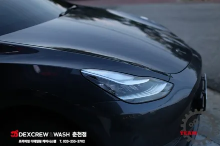 춘천썬팅 테슬라 모델 Y 루마 썬팅 버텍스 패키지 작업