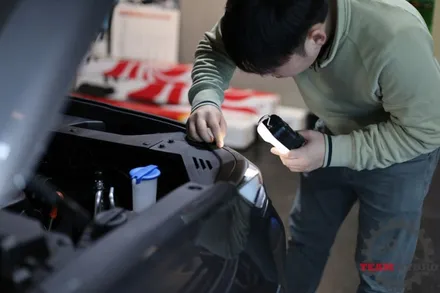 춘천썬팅 싼타페 TM 신차검수 부터 시작하는 패키지 작업
