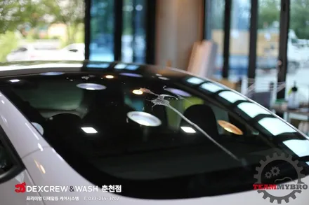 춘천썬팅 테슬라 모델 3 역시 전문점에서!