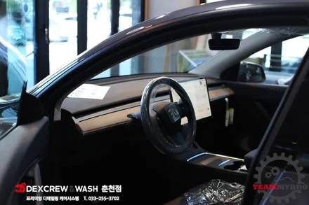 춘천썬팅 테슬라 모델 Y 루마 썬팅 버텍스 패키지 작업