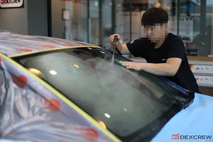 춘천썬팅 아반떼AD 밸류플러스 신차출고 필수작업은?