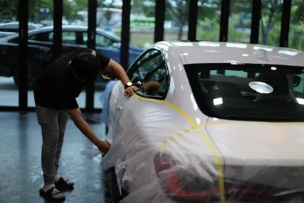 춘천썬팅 BMW 430i 루마썬팅 버텍스 프리미엄 신차 패키지 작업