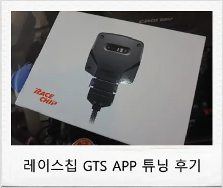 자동차 ECU 맵핑 튜닝 레이스칩 GTS APP 튜닝 후기 / 대전 서구 도안동
