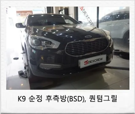 더뉴 K9 후측방 경보시스템 (bsd)  순정 퀀텀 그릴 교체 튜닝! / 대전 서구