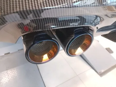 BMW G20 M340i  블랙 크롬 머플러 팁 (트윈) 장착 / 대전 서구