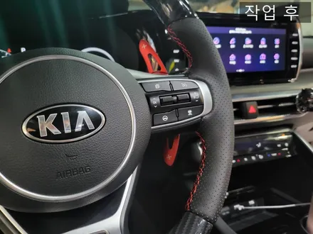 k5 DL3 D컷핸들 리얼 카본 핸들 교체 ! / 대전 서구