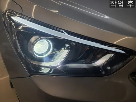 싼타페DM hid 헤드램프를 더프라임 순정 DBL 헤드램프로 광량업 튜닝 / 대전 서구