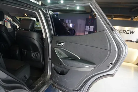 싼타페 DM   자동차 순정 220v 인버터, 순정 2열 메뉴얼커튼 ,합법인증 필립스 led 전조등 작업 리뷰 / 대전 서구 도안동