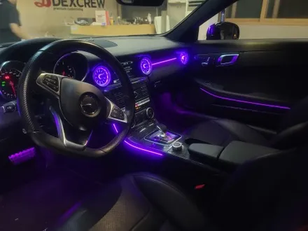 벤츠 SLC 43 amg 자동차 실내 무드등으로 분위기 전환하기! / 대전 서구