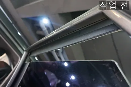 싼타페 DM   자동차 순정 220v 인버터, 순정 2열 메뉴얼커튼 ,합법인증 필립스 led 전조등 작업 리뷰 / 대전 서구 도안동