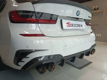 BMW G20 M340i  블랙 크롬 머플러 팁 (트윈) 장착 / 대전 서구
