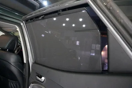 싼타페 DM   자동차 순정 220v 인버터, 순정 2열 메뉴얼커튼 ,합법인증 필립스 led 전조등 작업 리뷰 / 대전 서구 도안동