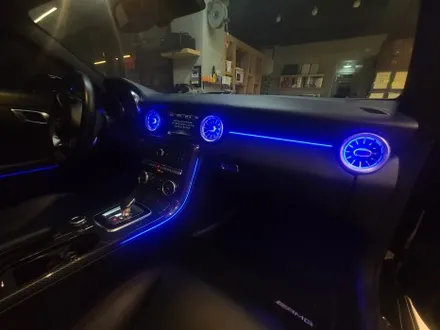 벤츠 SLC 43 amg 자동차 실내 무드등으로 분위기 전환하기! / 대전 서구
