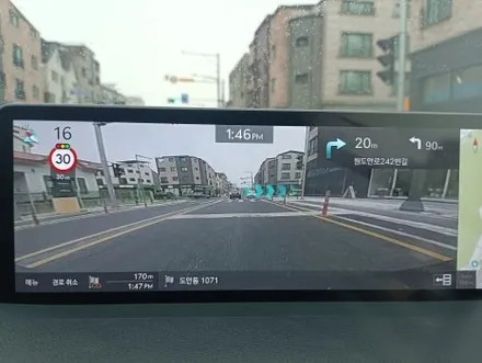 제네시스 GV70 EV 전기차에 순정 서라운드 뷰 SVM(어라운드 뷰) 시공하면 +후측방 모니터와 증강 현실 내비게이션까지!!옵션 추가 튜닝 후기 / 대전 서구 도안동