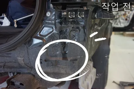 더뉴모하비 튜닝 , 순정 bsd 후측방 경보시스템 인스톨. / 대전 서구 도안동