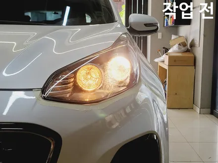 스포티지ql 더볼드 Full led 헤드램프(전조등) 및  LED 4구 안개등을 순정부품으로 튜닝 ! / 대전 서구
