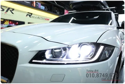 재규어 F페이스 HID 전조등 LED 교체｜브라비오 인증 D3S LED 광량 2배 업그레이드 튜닝~ 로드아우터동탄점