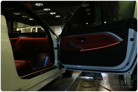 BMW 430i 쿠페(F33) 엠비언트 튜닝 순정은 그대로, 비노출 엠비언트로 완성한 고급 실내 감성~ 로드아우터동탄점