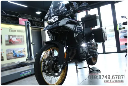 BMW F850GS 브라비오 합법 LED 안개등 장착! 구조변경 가능한 GS 필수 라이팅 튜닝 | 로드아우터 동탄점