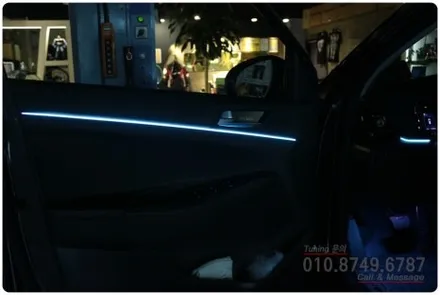 올뉴투싼 DMX 비노출 무선 LED 아크릴 엠비언트 무드등 튜닝~ 로드아우터동탄점