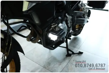 BMW F850GS 브라비오 합법 LED 안개등 장착! 구조변경 가능한 GS 필수 라이팅 튜닝 | 로드아우터 동탄점