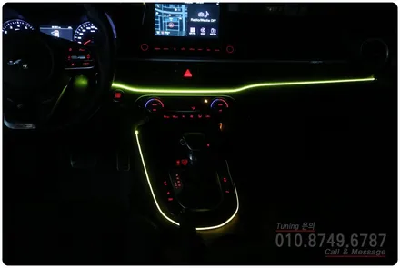 올뉴K3 GT LED 엠비언트 무드등 튜닝으로 실내 분위기 UP~!! 로드아우터 동탄점
