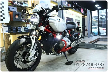 BMW R12 NineT 나인티 LED 안개등 장착｜구조변경 튜닝 후기｜로드아우터 동탄점