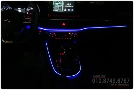 올뉴K3 GT LED 엠비언트 무드등 튜닝으로 실내 분위기 UP~!! 로드아우터 동탄점