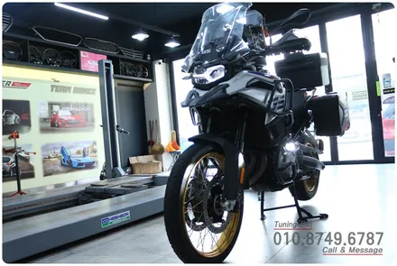 BMW F850GS 브라비오 합법 LED 안개등 장착! 구조변경 가능한 GS 필수 라이팅 튜닝 | 로드아우터 동탄점