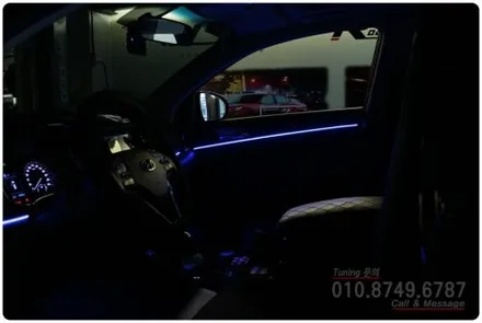 올뉴투싼 DMX 비노출 무선 LED 아크릴 엠비언트 무드등 튜닝~ 로드아우터동탄점